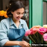 Home 22 DIY 커뮤니티에서의 콘텐츠 공유 방법 - **Prompt:** "A sunny afternoon in a vibrant Madrid neighborhood. A young woman in her early 20s, wea...