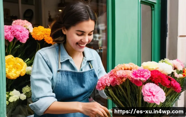 DIY 커뮤니티에서의 콘텐츠 공유 방법 - **Prompt:** "A sunny afternoon in a vibrant Madrid neighborhood. A young woman in her early 20s, wea...
